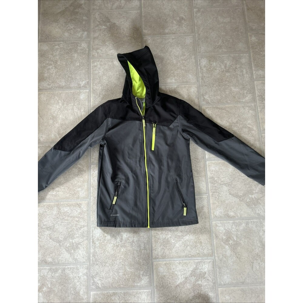 Champion C9 Boys Jacket size XL (16-18) hooded Fleece Lined Venture Dry Coat EUC